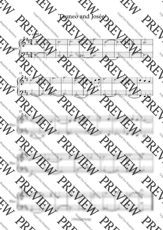 Josée, the Tiger and the Fish(조제,호랑이 그리고 물고기들) - Tsuneo and Josée by OrangeGarage0