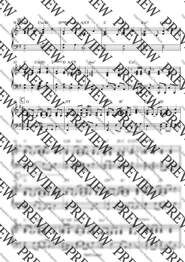 이무진 - 청춘만화 (코드반주,2단악보) by 티즈피아노1