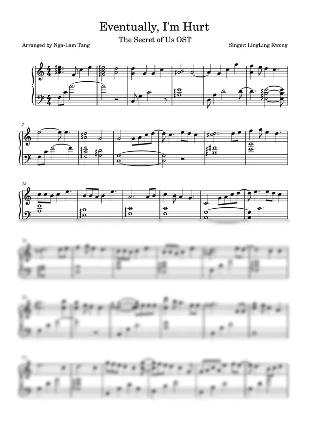 LingLing Kwong - Eventually, I'm Hurt