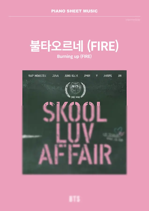 BTS (방탄소년단) ‘불타오르네 (FIRE)’ | Intermediate (중급)