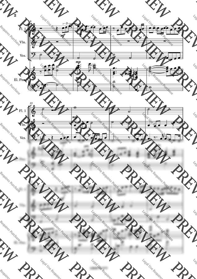 세상을 사는 지혜-[플루트][바이올린][첼로][특송 악보]1