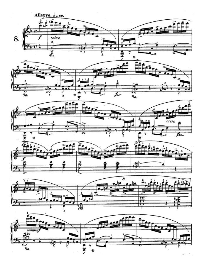 F. Chopin (쇼팽) - Etude Op.10 No.8 (햇빛)0