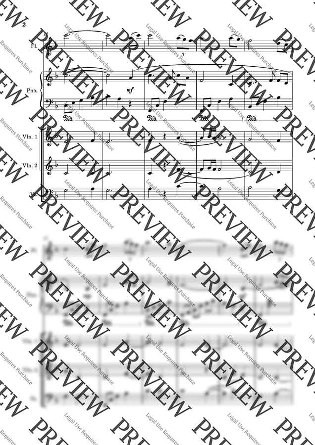 어메이징 그레이스-[플루트][바이올린][첼로][피아노][특송 악보]1