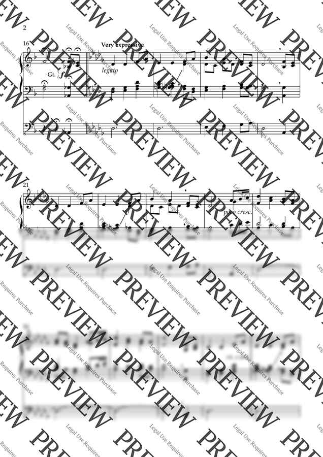 John Wyeth(Arr. Albin C. Whitworth) - Come, Thou Fount of Every Blessing (복의 근원 강림하사)-오르간 전주곡 by 악보다나와1