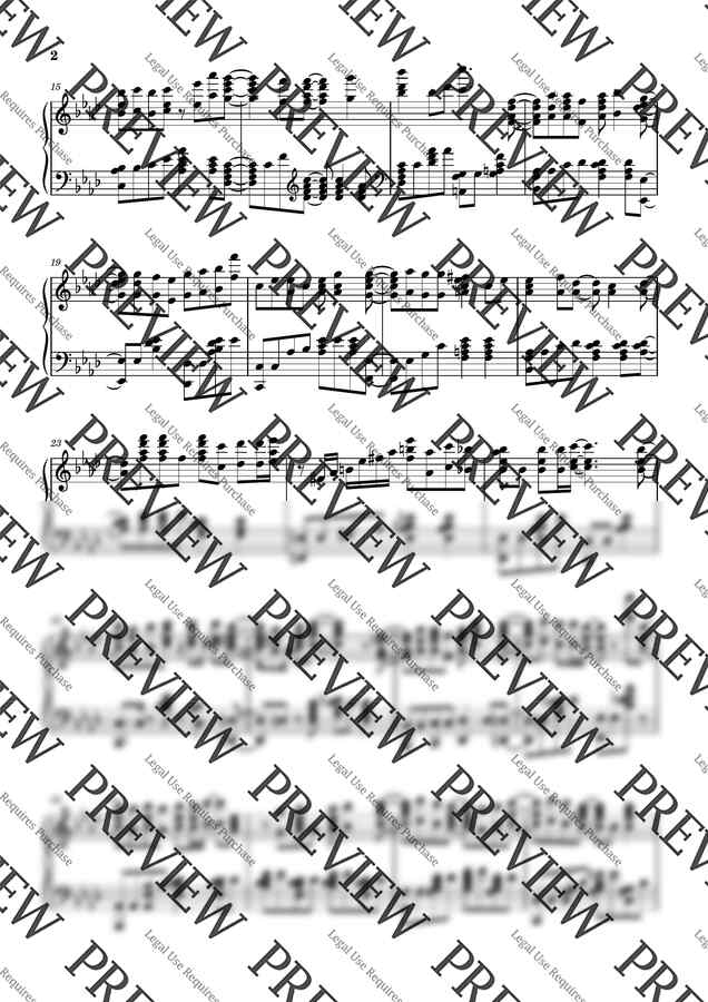 [크리스마스 캐롤] fromis_9(프로미스나인) - 하얀 그리움 피아노 악보 by 건반윤1