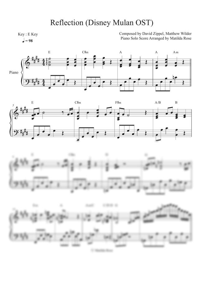 Christina Aguilera - Reflection by Matilda Rose0