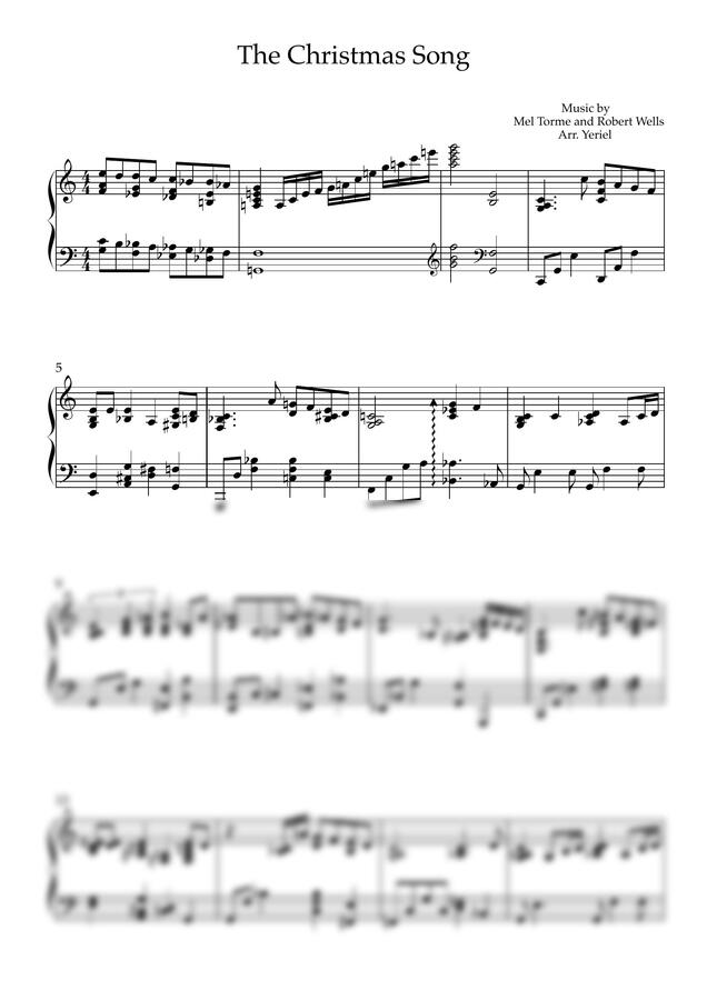 Mel Torme and Robert Wells - The Christmas Song (중급)