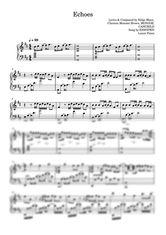 ENHYPEN 엔하이픈 - Echoes by Lunar Piano0