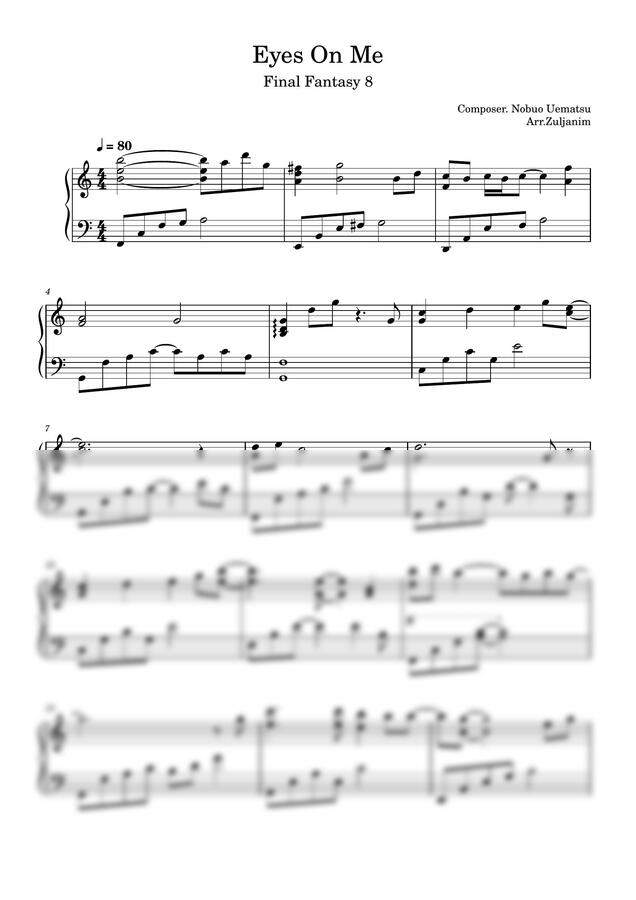 Nobuo Uematsu - Eyes On Me 파판8/Final Fantasy VIII
