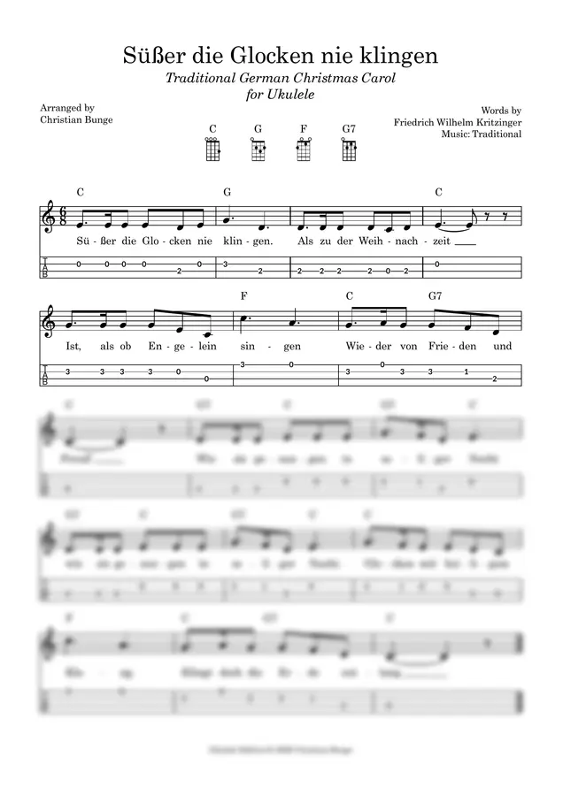 Traditional - Süßer die Glocken nie klingen ( German Swiss Carol)