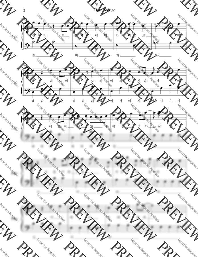 YENA (최예나) - Hate Rodrigo (다장조,계이름포함) by 피아노온 piano on1