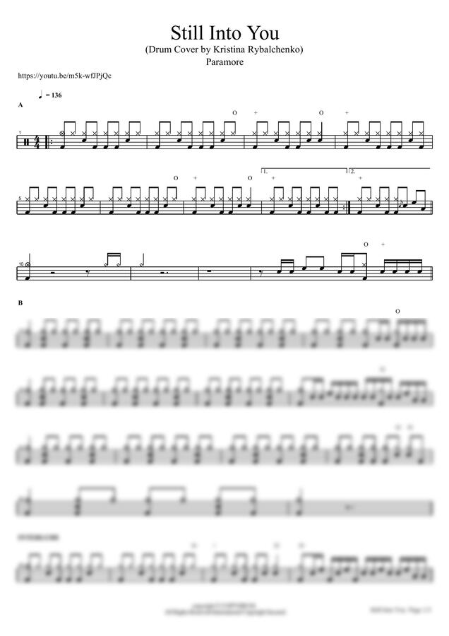 Paramore - Still Into You (Drum Cover by Kristina Rybalchenko) by COPYDRUM0