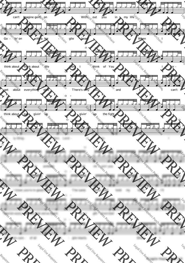 악보 > Yolanda Adams Fragile Heart by 카피드럼