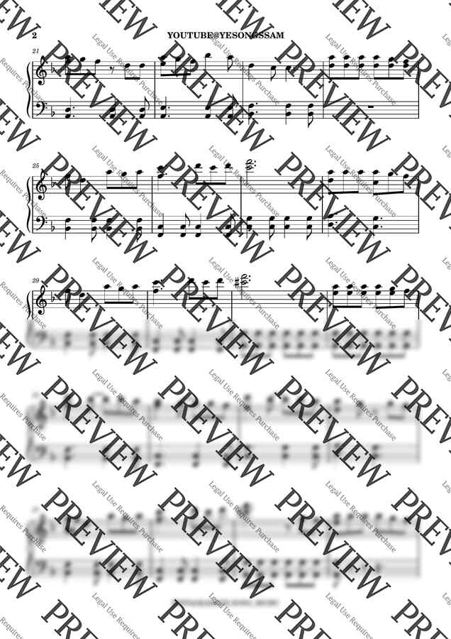 Charlie Puth - Dangerously (원키쉬운악보) by 예송쌤1