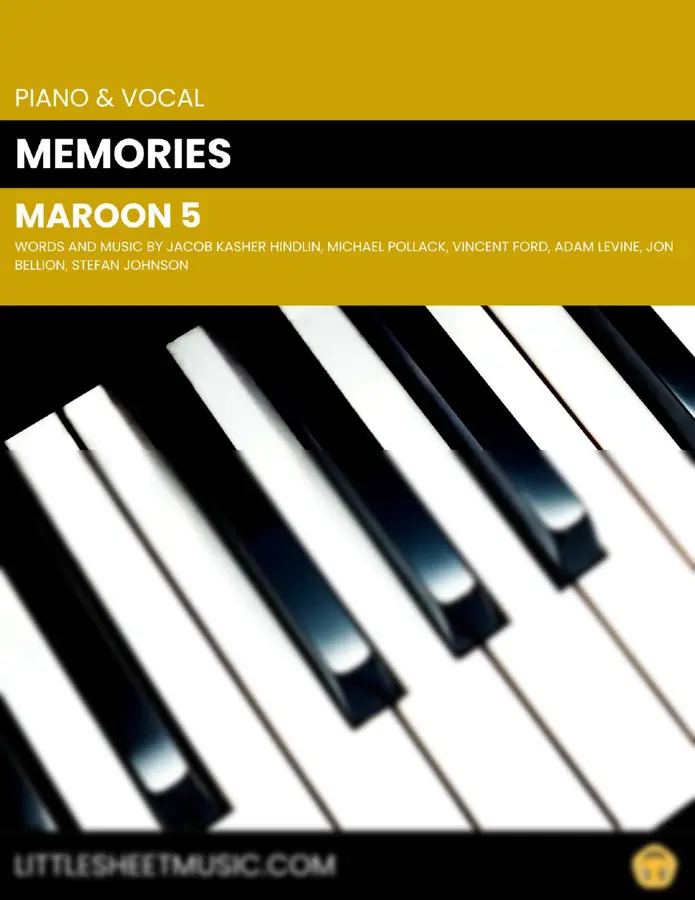 마룬파이브 - Memories