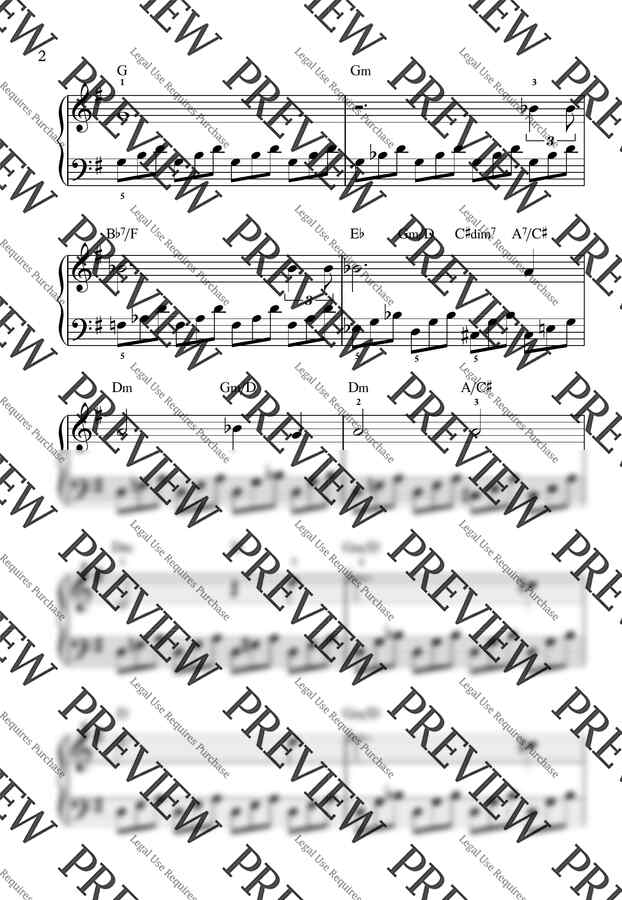 L.V.Beethoven (베토벤) - Piano Sonata No.14 (월광 소나타) (달빛 소나타 쉬운 악보) by 제이C1