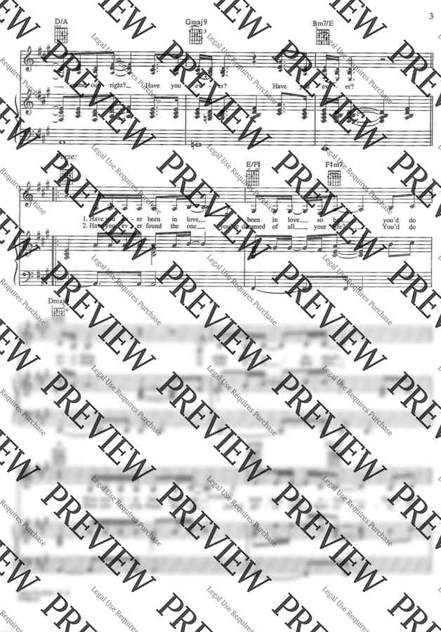 악보 > . Brandy Have You Ever