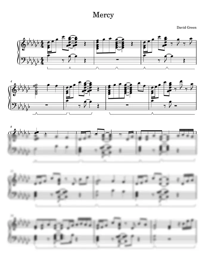 Words Fall Short, Mass Anthem - Mercy