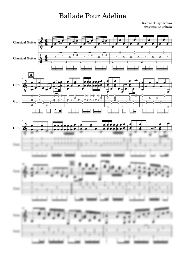 Poul de Senneville - Ballade Pour Adeline