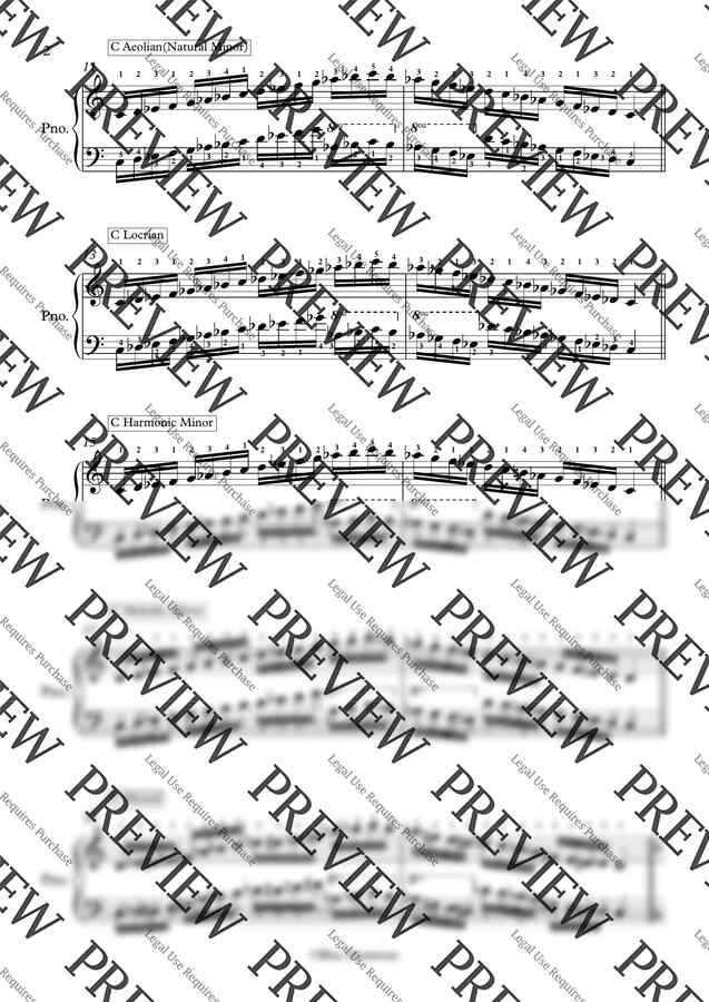 Blue Montreux - 10가지 스케일의 12키 손번호 (입시생 추천) by Blue Montreux1