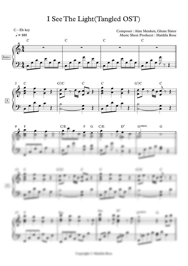 Alan Menken, Glenn Slater - I See The Light