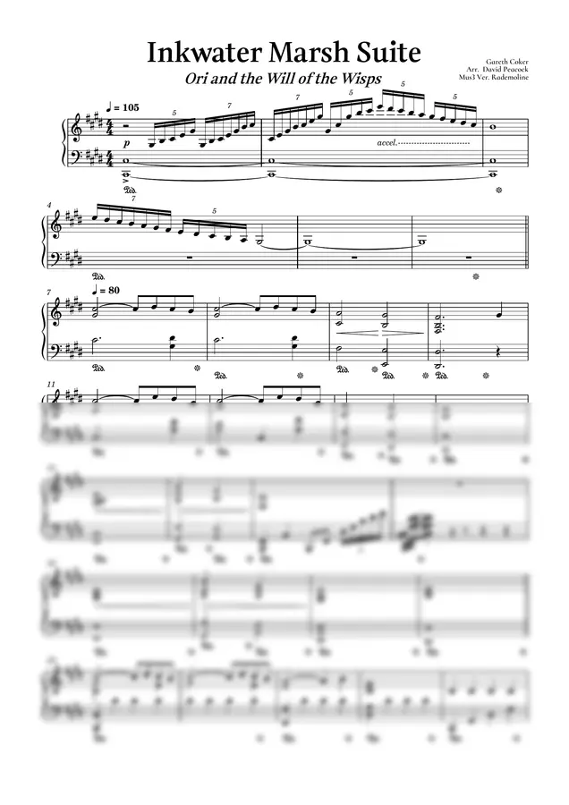 Gareth Coker/David Peacock - Inkwater Marsh Suite (Composed by Gareth Coker,arranged by David Peacock)
