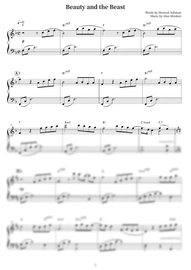 Music by Alan Menken - BeautyandtheBeast