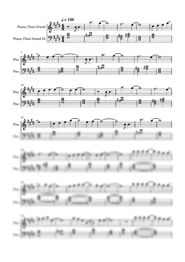 Hillsong Worship - You Are Holy (PIANO SHEET)