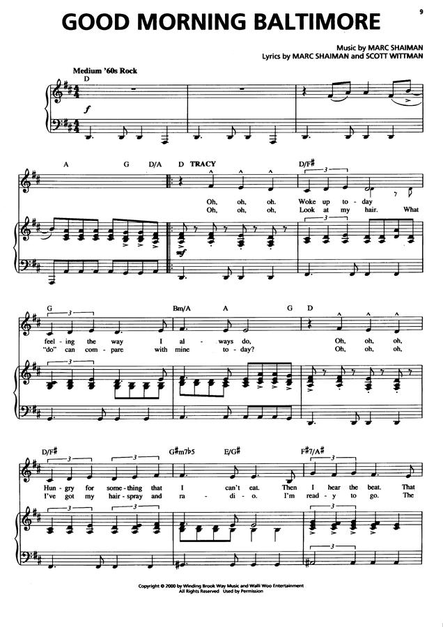 Marc Shaiman - Good Morning Baltimore [헤어스프레이 Hairspray OST]0