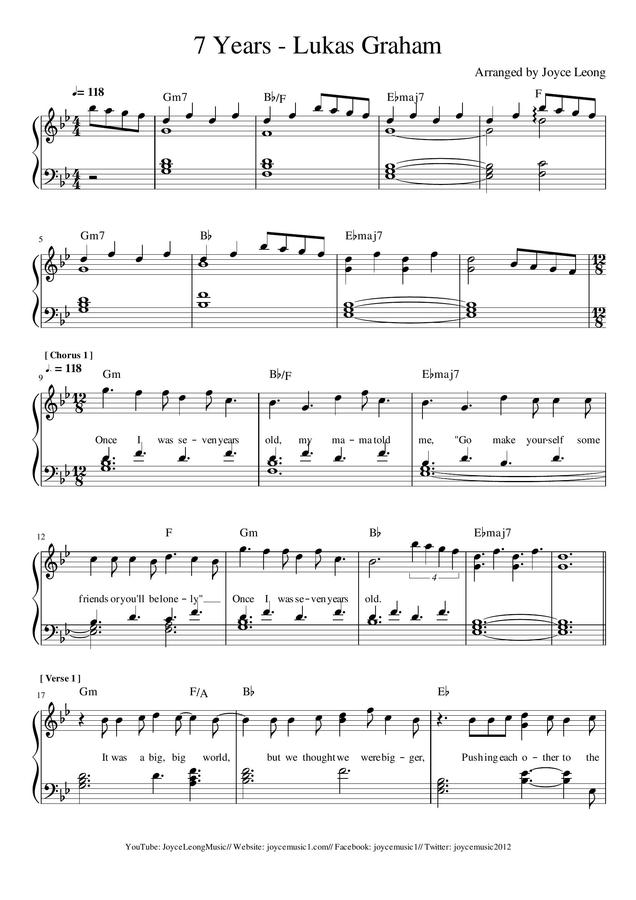 Lukas Graham - 7 Years by Joyce Leong0