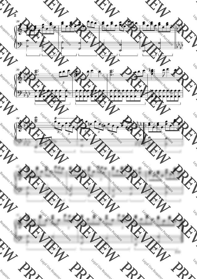 X-Japan - Endless Rain (C-key) by 피아노랑쌤1