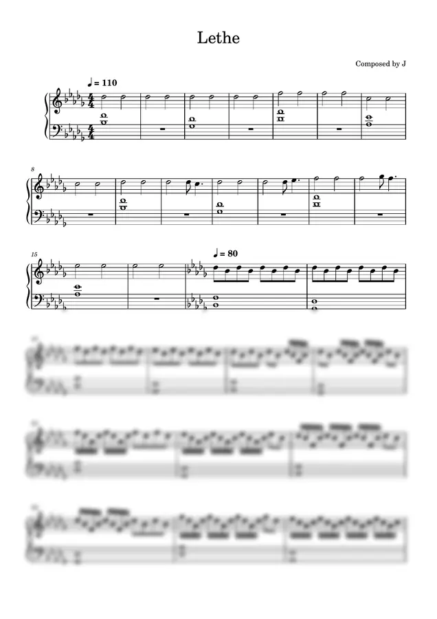 J Piano - Lethe