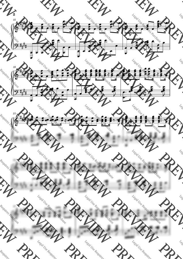 OneRepublic(원리퍼블릭) - Counting Stars 피아노 악보 by 건반윤1