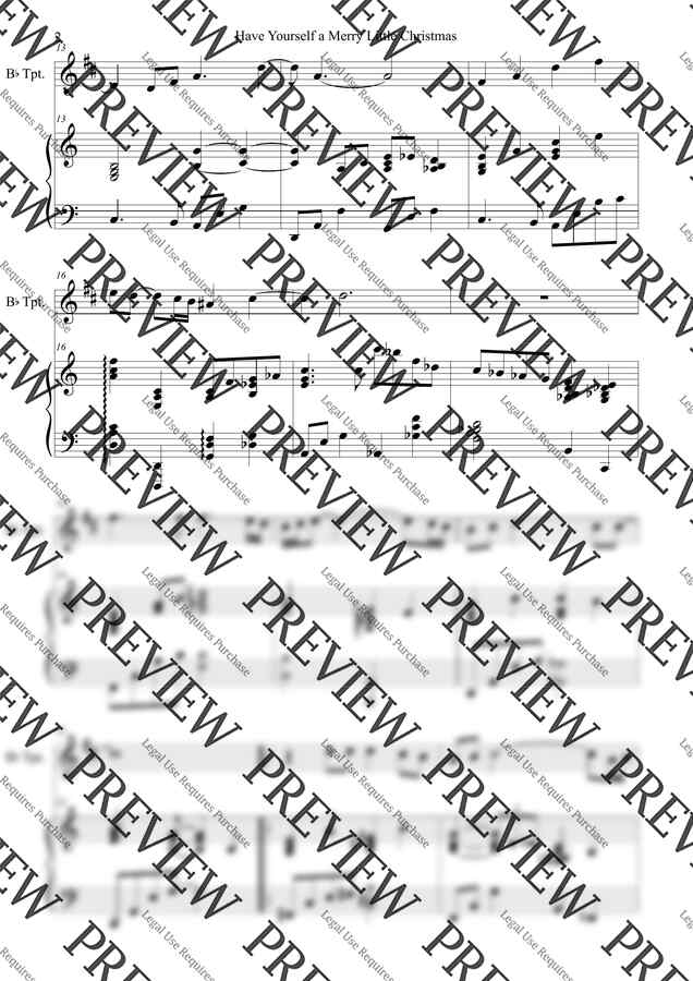 Hugh Martin - Have Yourself A Merry Little Christmas(Bb 트럼펫 &amp; 피아노) by 김경진1