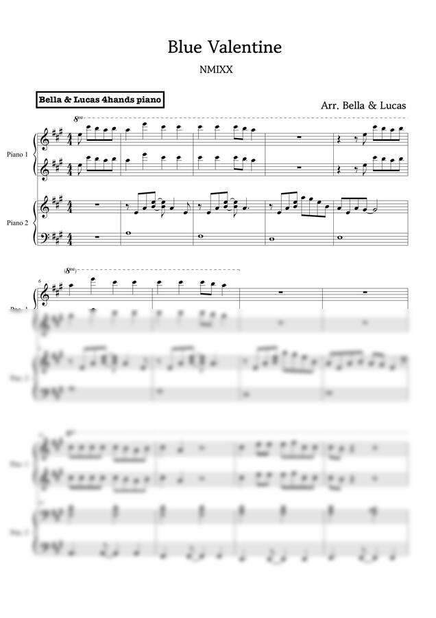 NMIXX(엔믹스) - Blue Valentine by 벨라앤루카스0