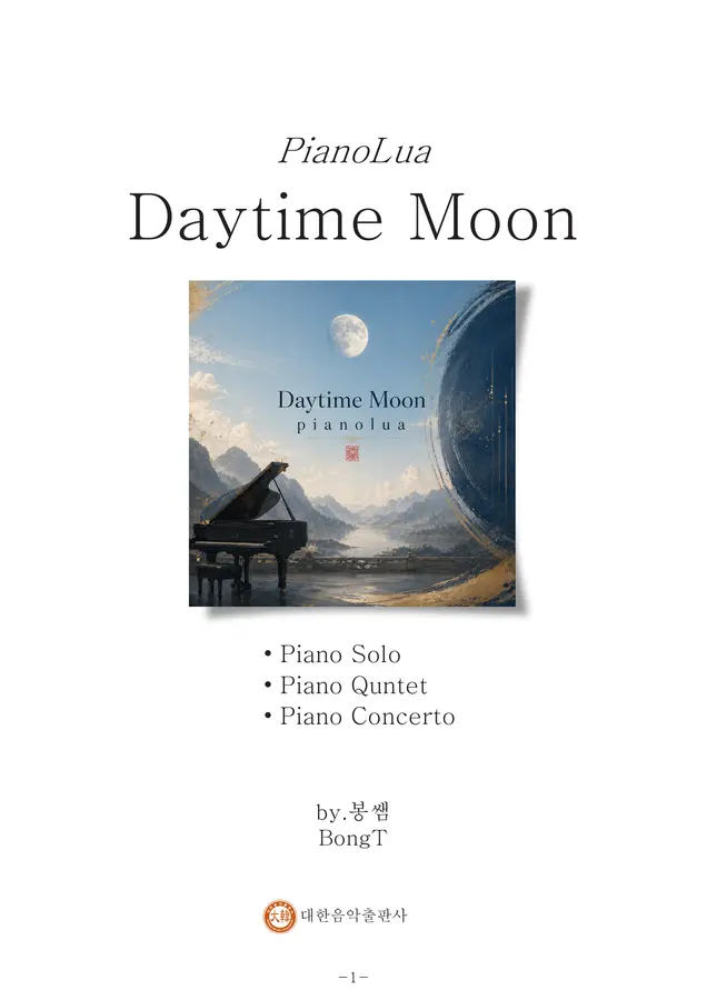 낮에뜨는달 Daytime Moon - PianoLua (38 page)