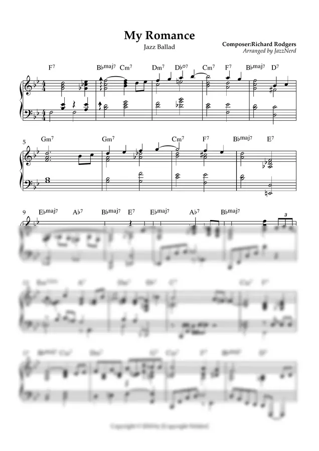 Jazz Ballad - My Romance