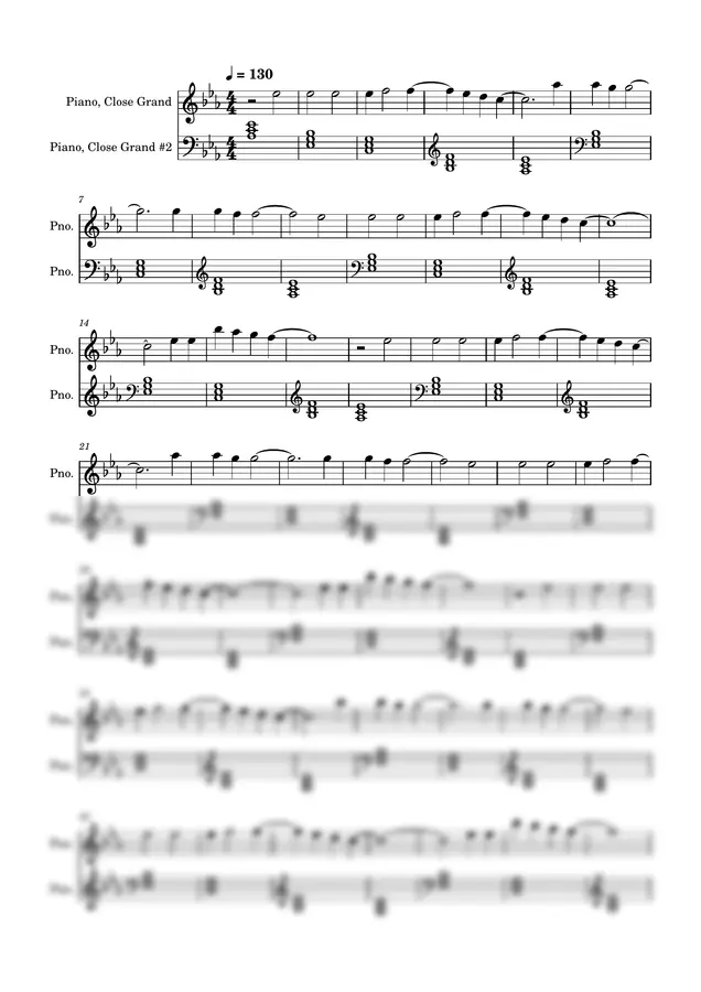 Isabel Davis - Wide as The Sky (PIANO SHEET)