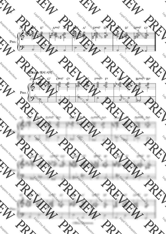 Blue Montreux - 4 way closed voicings (재즈 보이싱) by Blue Montreux1