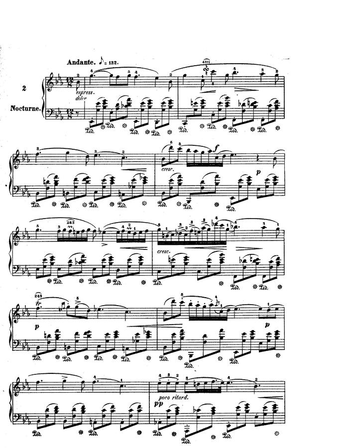 F. Chopin (쇼팽) - Nocturne Op.9 No.2 (녹턴 2번)0