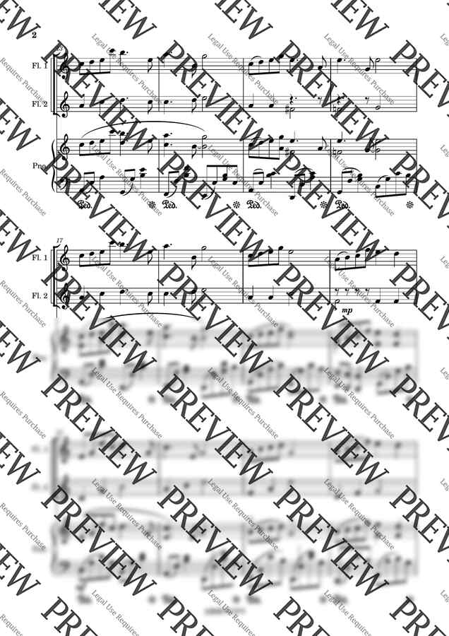 사랑의 품안에서-[플루트 앙상블][피아노][성인 취미 연주곡][결혼식 축가]1