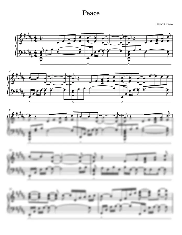 Words Fall Short, Mass Anthem - Peace