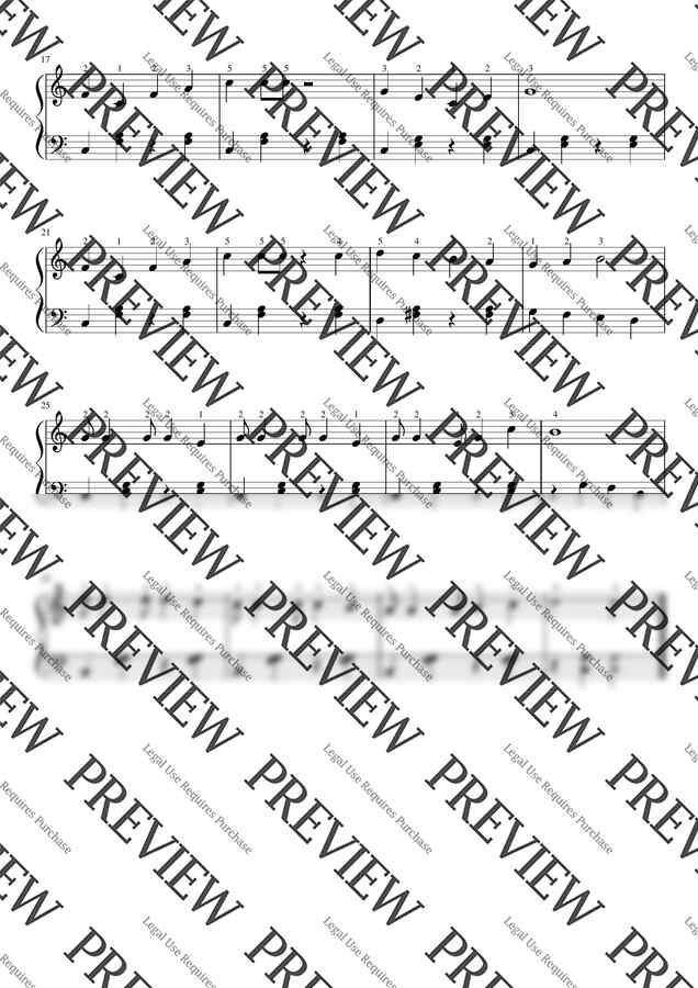 크리스마스 캐롤 - 창밖을 보라 (매우쉬움.바이엘) by 이지피아노1