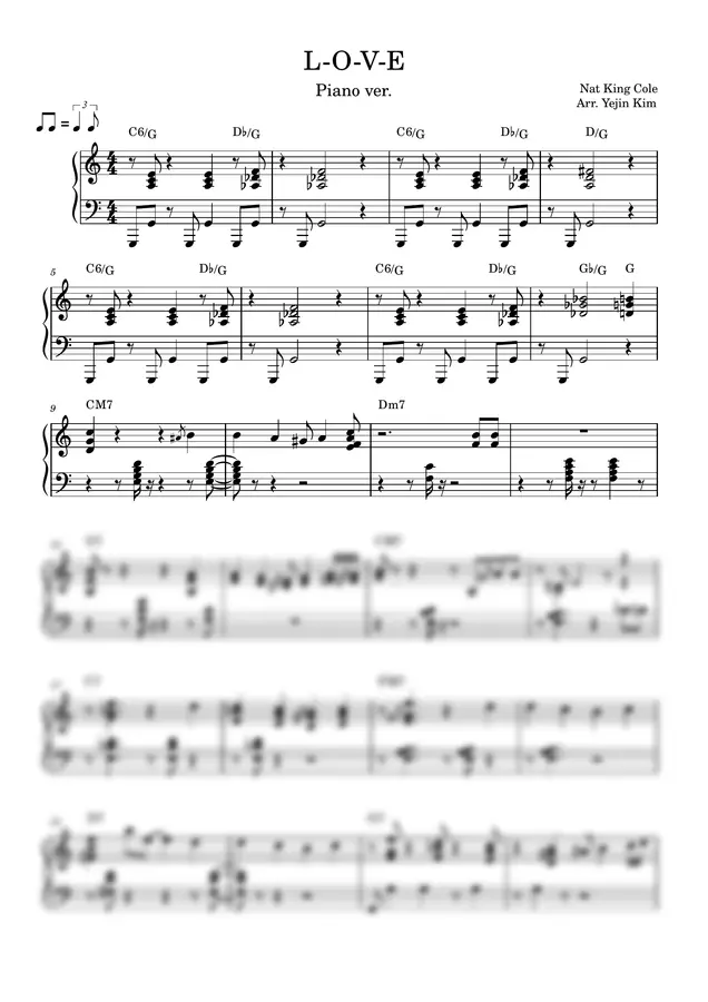 Milton Gabler, Berthold Kaempfert, 냇킹콜 - L.O.V.E