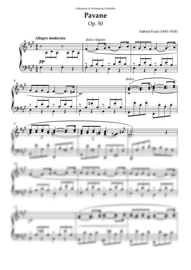 Gabriel Fauré - Pavane Op. 50