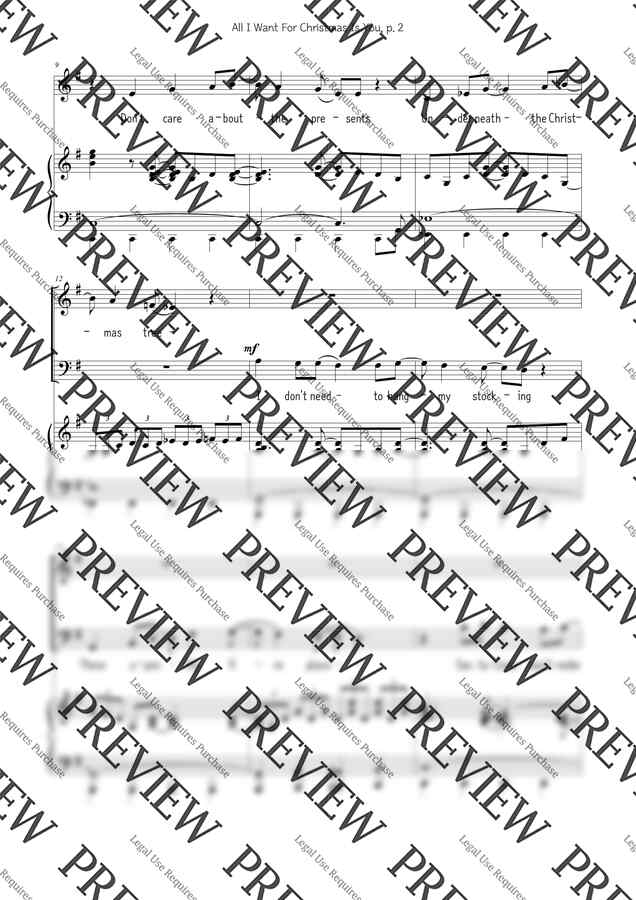 Mariah Carey - All I Want for Christmas Is You (4부 합창) by 윤창호1