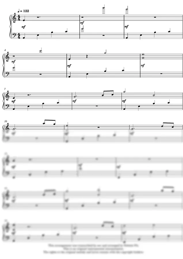 Taiji-oku – Sango’s Theme (Piano)