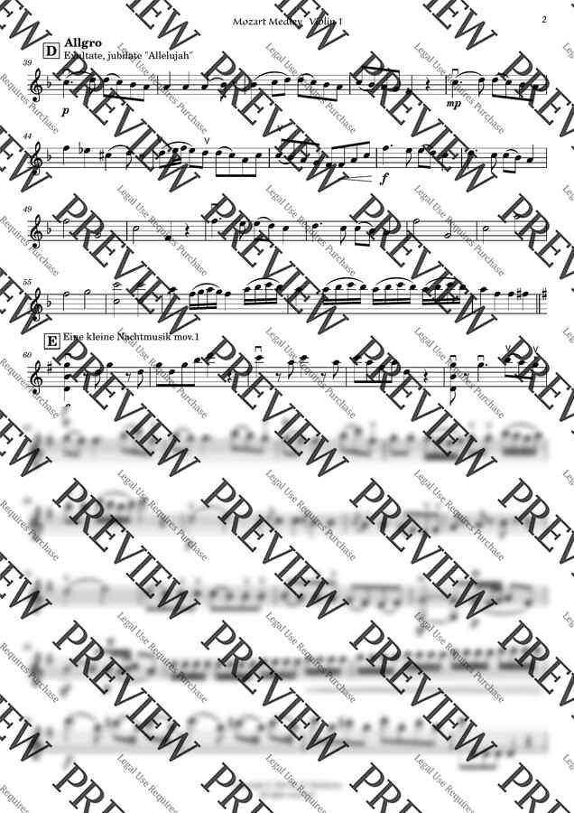 W.A.Mozart - Mozart Medley (2vn,va,vc) by 밤등불1