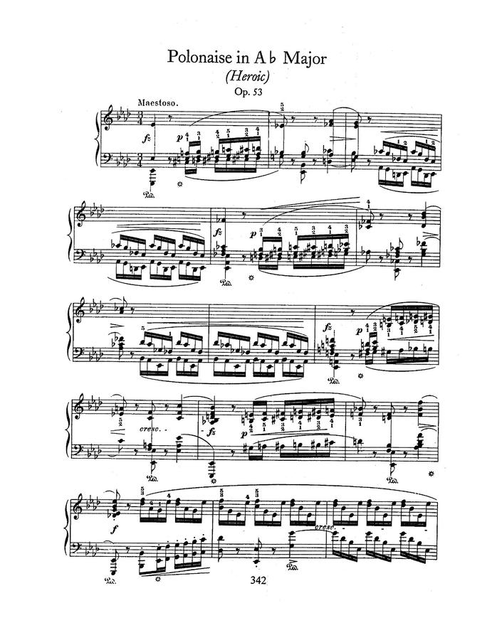 F. Chopin (쇼팽) - Polonaise No.6 'Heroic' (영웅 폴로네이즈) 0