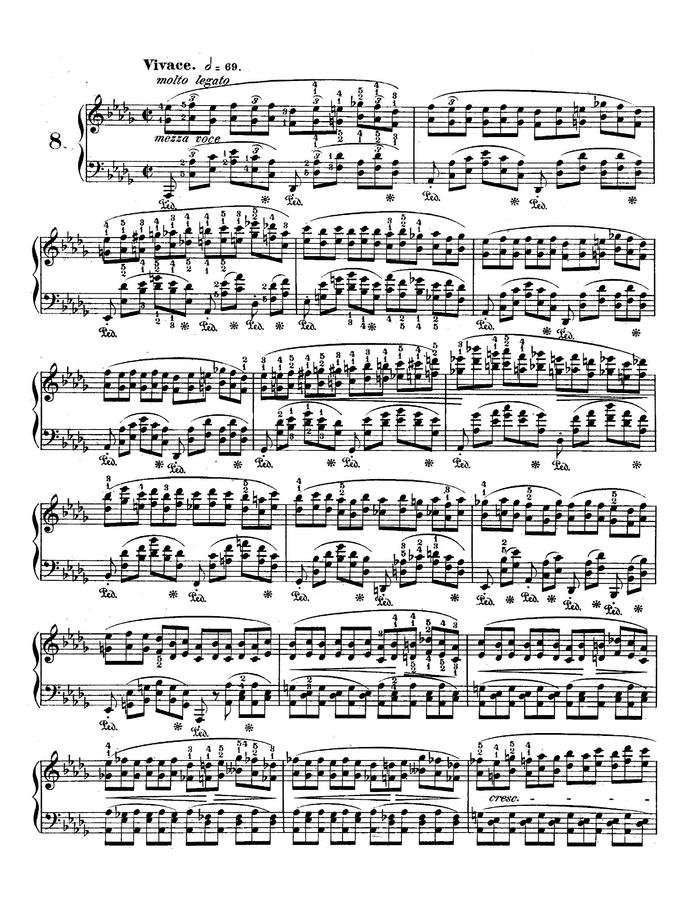 F. Chopin (쇼팽) - Etude Op.25 No.8 (고양이 꼬리)0